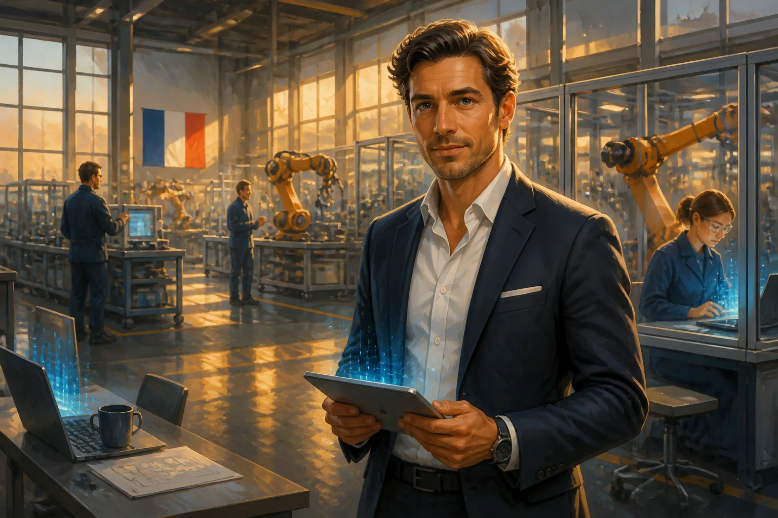 L'IA générative révolutionne la production industrielle française
